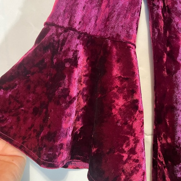 Eliza J Burgundy High Low Dress - Picture 4 of 4